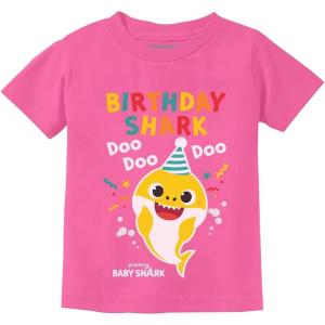 imageBaby Shark Shirt 1st 2nd Birthday Shark Outfit for Boy Girl Infant Kids TShirtPink