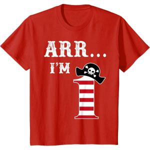 imageKids Arr Im 1 Pirate 1st Birthday outfit Boy One Year Old TShirtRed