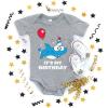 imageBirthday Boy or Girl Shark Outfit 1st 2nd Birthday Gift Baby BodysuitNavy