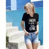 imageTstars  Mom of The Wild One Funny 1st Birthday Women TShirtGray