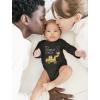 imageTstars 1st Birthday Bulldozer Construction Toddler Infant Baby Long Sleeve BodysuitBlack