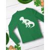 imageTstars Boys St Patricks Day Shirt  Construction Trucks Design  Lucky St Pattys Toddler Kids Long Sleeve TeeTrex  Green