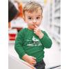 imageTstars Boys St Patricks Day Shirt  Construction Trucks Design  Lucky St Pattys Toddler Kids Long Sleeve TeeTruck  Green