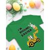 imageTstars HipHop Trio Bunnies Easter Cute Bunny TShirt for Toddlers ampamp Youth Boys ampamp GirlsDigging  Green
