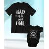 imageTstars Wild One 1st Birthday Outfit Boy Girl Safari Dad ampamp Baby Matching Shirts SetDad Black  Baby Black