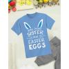 imageTstars Will Trade Sister for Easter Eggs Funny Sibling Easter TShirt for Toddler ampamp Youth Boys ampamp GirlsCalifornia Blue
