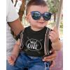 imageWild One 1st Birthday Outfit Boy Girl 1 Year Old Gifts Baby Boys ShirtBlack