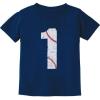 imageBaseball Number 1 1st Birthday Shirt Gifts for One Year Old Infant Kids TShirtNavy