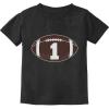 imageGift for 1 Year Old Boy Football Baby Boy 1st Birthday Infant Kids TShirtBlack