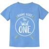imagePersonalized Wild One Birthday Outfit Boy Girl 1 Year Old Infant Kids TShirtCalifornia Blue