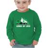 imageTstars Boys St Patricks Day Shirt  Construction Trucks Design  Lucky St Pattys Toddler Kids Long Sleeve TeeTruck  Green