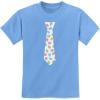 imageTstars Easter Bunny Eggs Print Tie Fun Toddler ampamp Youth TShirt for Boys ampamp GirlsCalifornia Blue