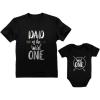 imageTstars Wild One 1st Birthday Outfit Boy Girl Safari Dad ampamp Baby Matching Shirts SetDad Black  Baby Black