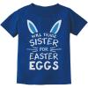imageTstars Will Trade Sister for Easter Eggs Funny Sibling Easter TShirt for Toddler ampamp Youth Boys ampamp GirlsNavy