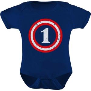 imageTstars 1st Birthday Boy Outfit Gifts for 1 Year Old Boys Girls Infant Baby BodysuitNavy