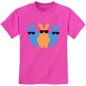 imageTstars HipHop Trio Bunnies Easter Cute Bunny TShirt for Toddlers ampamp Youth Boys ampamp GirlsTrio  Pink
