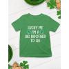 imageBig Brother Boys St Patricks Day Shirt Lucky Irish Clover Toddler Kids TShirtGreen