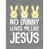 imageEaster Baby Outfit No Bunny Loves Me Like Jesus Christian Long Sleeve BodysuitGreen