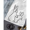imageFunny Easter Bunny Shirt Easter Rabbits Mens Easter TShirtWhite