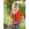 imageIrish Clover Tie St Day Toddler Kids TShirtOrange