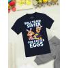 imagePaw Patrol Rubble Digging Easter Eggs TShirt Toddler Kids Egg Hunt Shirt for Boys ampamp GirlsTrade Sister  Navy