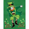 imageSt Patricks Day Shirt Clovers Dabbing Leprechaun Toddler Kids TShirtOrange