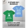 imageSt Patricks Day Shirt Funny Irish Clover Pattys Toddler Infant Kids TShirtPatrick Easter Set 2