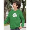 imageTstars Distressed Irish Lucky Clover Hoodie St Patricks Day Sweatshirt Hoodies for Youth Boys ampamp GirlsGreen