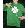 imageTstars Distressed Irish Lucky Clover Hoodie St Patricks Day Sweatshirt Hoodies for Youth Boys ampamp GirlsGreen