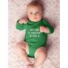imageTstars My First St Patricks Day  Cute Bodysuit Irish Clover Baby Long Sleeve BodysuitGreen