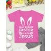 imageTstars Silly Rabbit Easter is for Jesus Funny Bunny Egg Hunt TShirt for Toddler Boys ampamp GirlsPink
