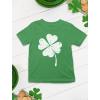 imageTstars Youth Kids St Patricks Day TShirt Lucky Irish Shamrock Clover Design for Boys and GirlsClover  Green