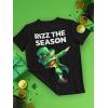 imageTstars Youth Kids St Patricks Day TShirt Lucky Irish Shamrock Clover Design for Boys and GirlsRizz  Black