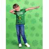 imageTstars Youth Kids St Patricks Day TShirt Lucky Irish Shamrock Clover Design for Boys and GirlsRizz  Green