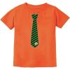 imageIrish Clover Tie St Day Toddler Kids TShirtOrange