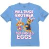 imagePaw Patrol Rubble Digging Easter Eggs TShirt Toddler Kids Egg Hunt Shirt for Boys ampamp GirlsTrade Brother  California Blue