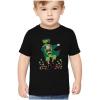 imageSt Patricks Day Shirt Clovers Dabbing Leprechaun Toddler Kids TShirtBlack