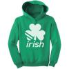imageSt Patricks Hoodie Irish Shamrock Pattys Day Toddler Kids Sweatshirt HoodiesGreen