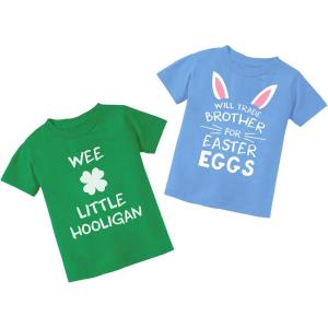 imageSt Patricks Day Shirt Funny Irish Clover Pattys Toddler Infant Kids TShirtPatrick Easter Set 1