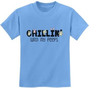 imageTstars Boys Easter Shirt Girls Chillin Bunnies Youth KidsCalifornia Blue
