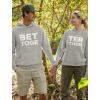 imageBetter Together Matching Hoodies for Couples His ampamp Hers Gifts Couple Hoodie SetMen Gray  Women Gray