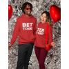 imageBetter Together Matching Hoodies for Couples His ampamp Hers Gifts Couple Hoodie SetMen Red  Women Red