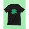 imageGreen Clover Heart St Patricks Irish Cute Shamrock Kids TShirtNavy