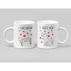 imageI Ruff You ampamp I Love Meow Coffee Mugs Matching Couple Set  Valentines Day Set of Mugs for Dog or Cat Lovers Mug White 15 Oz  Mug White 15 OzRuff You White  Love Meow White