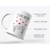 imageI Ruff You ampamp I Love Meow Coffee Mugs Matching Couple Set  Valentines Day Set of Mugs for Dog or Cat Lovers Mug White 15 Oz  Mug White 15 OzRuff You White  Love Meow White