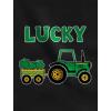 imageLucky Clover Irish Tractor St Patricks Day Toddler Infant Kids TShirtGreen