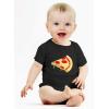 imagePizza Pie ampamp Slice Baby Bodysuit ampamp Womens TShirt Matching Set Mom ampamp Baby SetMom Pizza Black  Baby Black