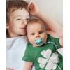 imageTstars First St Patricks Day Outfit  Irish Lucky Clover Short Sleeve Bodysuit for Baby Boys ampamp GirlsClover  Green