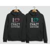 imageTstars Girlfriend ampamp Boyfriend Valentines Day Gift Funny Matching Couples HoodiesWoman Black  Man Black