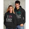 imageTstars Girlfriend ampamp Boyfriend Valentines Day Gift Funny Matching Couples HoodiesWoman Black  Man Black
